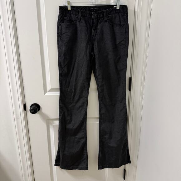 Theory flare jeans black coated Sz 6 Small - Picture 3 of 8